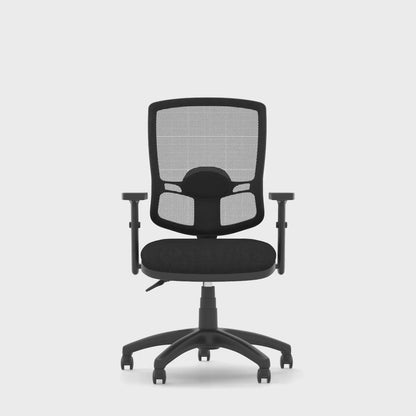 Eclipse Plus II Deluxe Mesh Back Task Operator Office Chair - Multiple Arm Options - Draughtsman Kit Option - Available in 20 Colour Choices