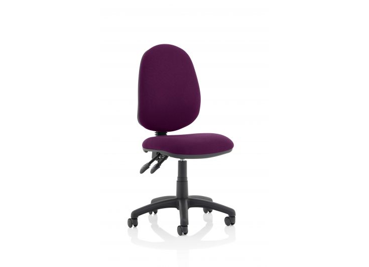 Eclipse 2 Plus Fabric Operator Office Chair - Optional Colour and Armrests