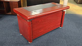 EX SHOWROOM - Mahogany Executive Office Desk Only - 1400mm - KW12B