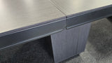 EX SHOWROOM - Modern Grey Oak Boardroom Table with Aluminium Edging - 3200mm - WKO-C1232