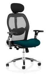 Sanderson Mesh Seat and Back Office Chair - Multiple Colour Options