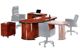 Heavy Duty Executive Desk Curvy Design SCA-6849