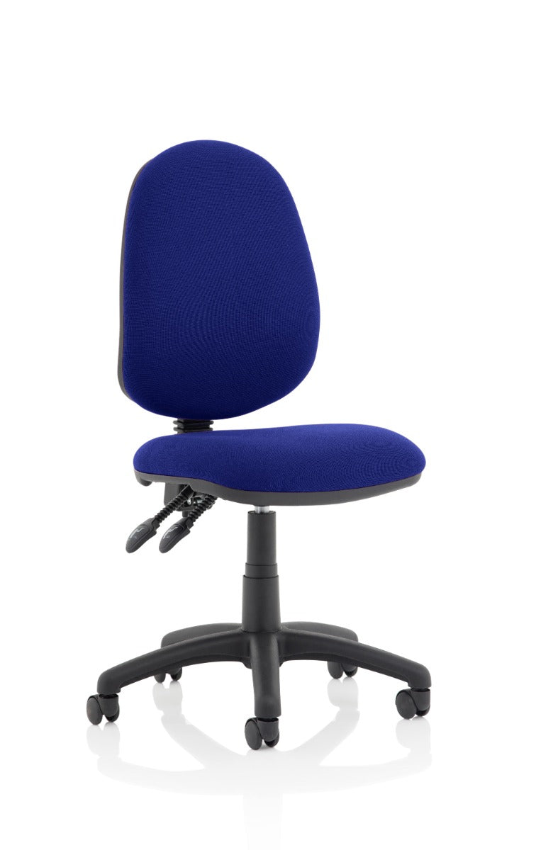 Eclipse 2 Plus Fabric Operator Office Chair - Optional Colour and Armrests
