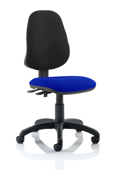 Eclipse 2 Plus Fabric Operator Office Chair - Optional Colour and Armrests