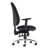 Senza Ergonomic 24 Hour Fabric Office Chair - Black or Blue Option - Custom Colours Available