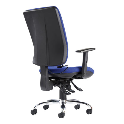 Senza Ergonomic 24 Hour Fabric Office Chair - Black or Blue Option - Custom Colours Available