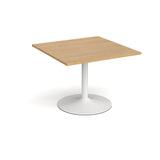 Trumpet Base Square Extension Boardroom Meeting Table