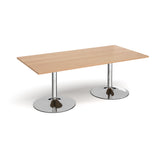 Trumpet Base Rectangle Boardroom Meeting Table