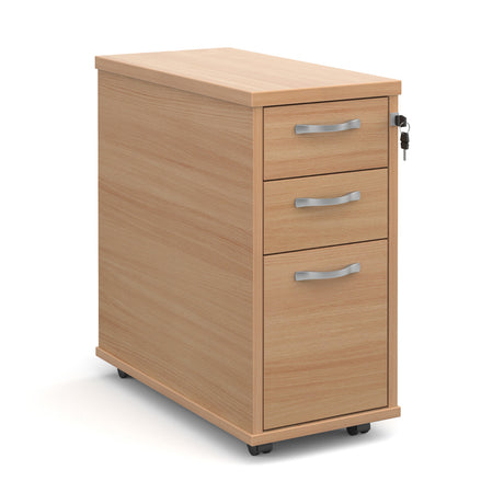 Universal Three Drawer Tall & Slimline Mobile Pedestal - 300mm Wide