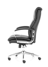 Tunis Modern High Back Black Leather Office Chair