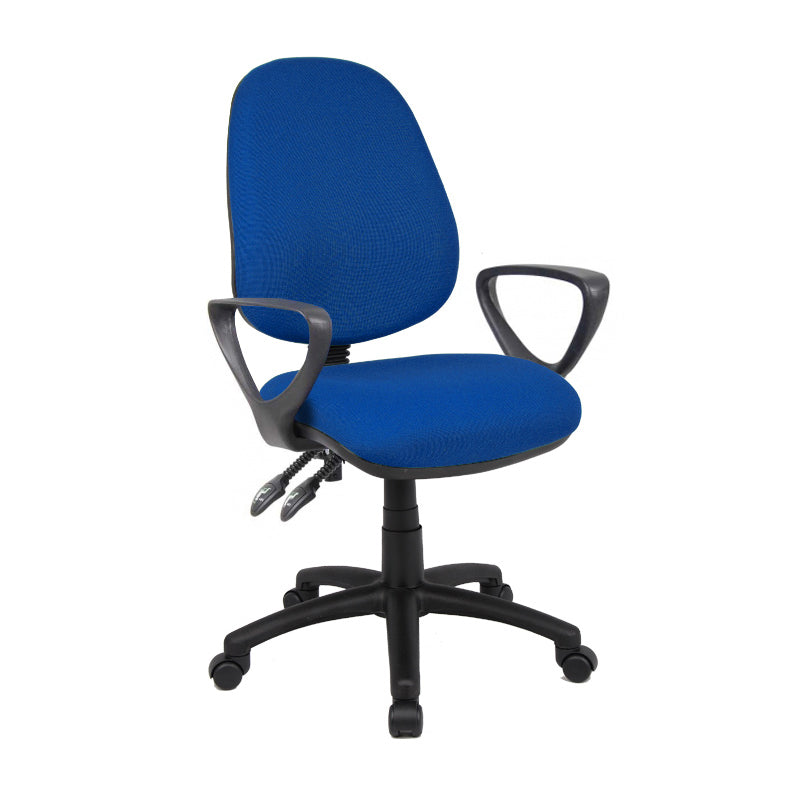 Vantage 100 Fabric Operator Chair - V100 - Black, Blue, Burgundy, Charcoal, Grey or Red Option