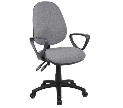 Vantage 100 Fabric Operator Chair - V100 - Black, Blue, Burgundy, Charcoal, Grey or Red Option