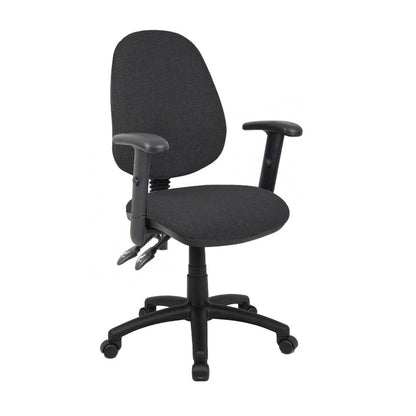 Vantage 100 Fabric Operator Chair - V100 - Black, Blue, Burgundy, Charcoal, Grey or Red Option