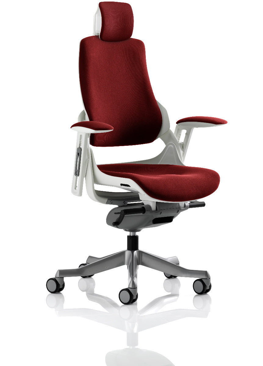 Zure Orthopaedic Fabric Office Chair - Optional Colour and Headrest