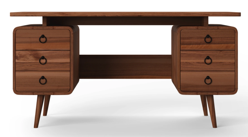 Somerset Wood Effect Home Office Java Desk