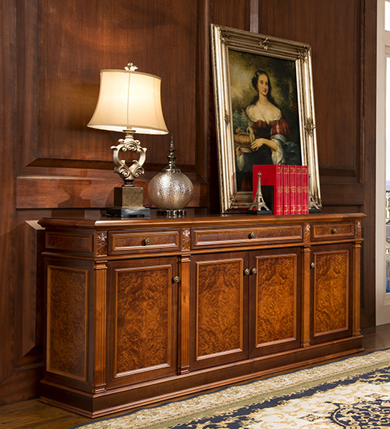 Solid Wood Executive Office Storage Unit 10807T