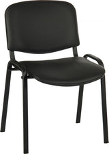 Stackable Black PU Conference Chair - CONFERENCE PU