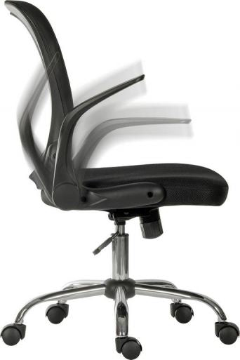 Black Mesh Operator Office Chair - FLIP-MESH