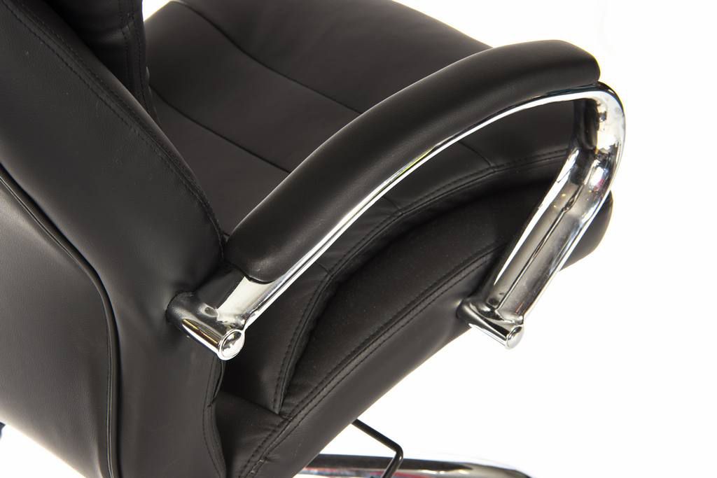 Heavy Duty Black Bonded Leather Office Chair - GOLIATH LIGHT