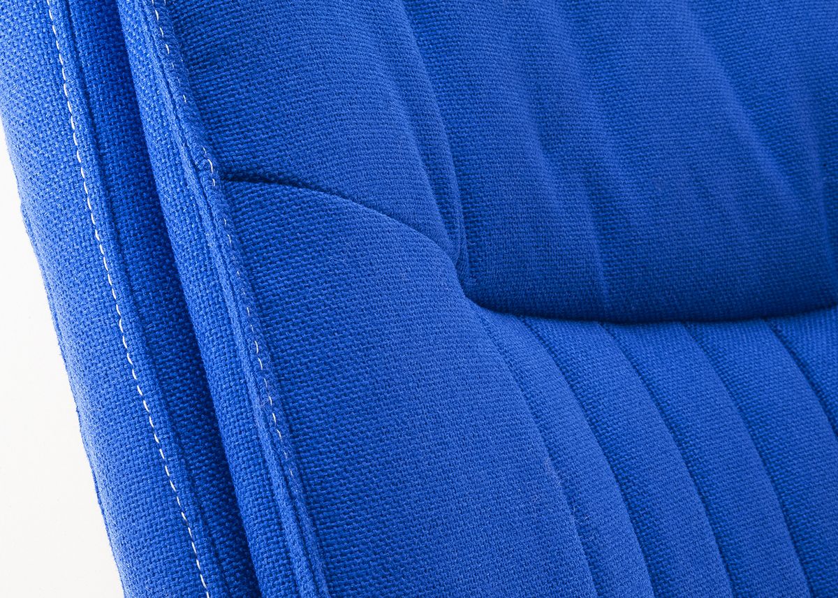 Blue Fabric Swivel Office Chair - MILAN