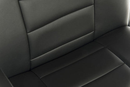 Black Bonded Leather Office Chair - LEADER
