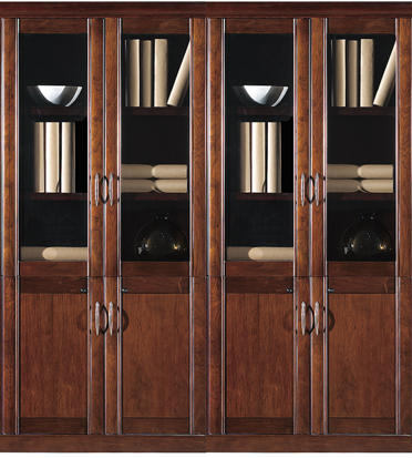 Executive Four Door Office Storage Bookcase - BKC-KM162-2