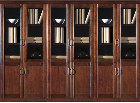 Executive Six Door Office Storage Bookcase - BKC-KM162-3