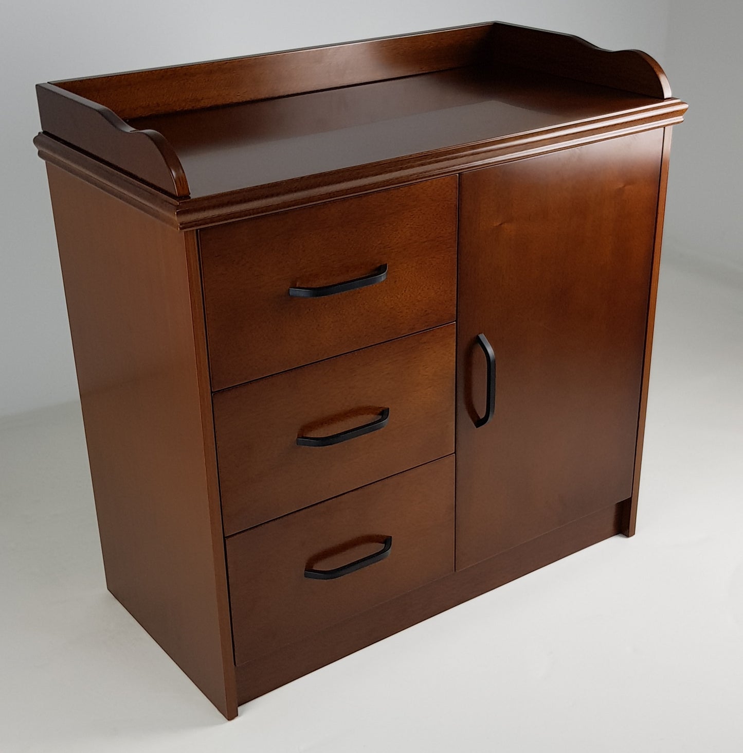 Small Light Walnut Real Wood Veneer Cupboard - 2K01