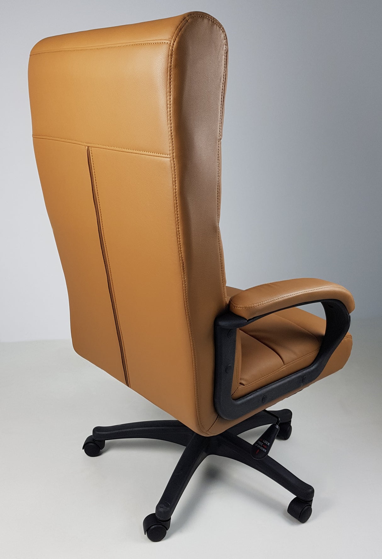 Soft Padded Executive Office Chair in Beige - CHA-K35