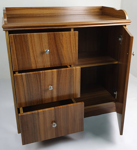 Small Light Oak Executive Office Cupboard - 2K01