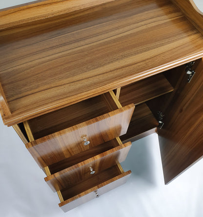 Small Light Oak Executive Office Cupboard - 2K01