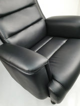 Black Leather Executive Office Chair - 1840A