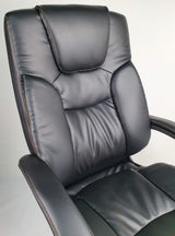 Black Leather Executive Office Chair - HF459