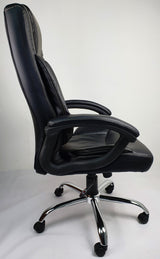 Black Leather Executive Office Chair - HF459