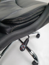 Black Leather Executive Office Chair - HF459