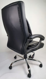 Black Leather Executive Office Chair - HF459