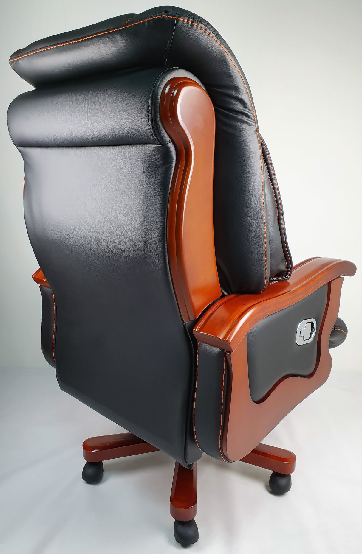Luxury Large Black Leather Executive Office - A00L