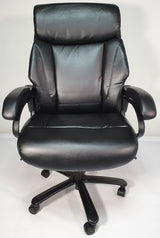 Heavy Duty Black Leather Executive Office Chair - 2181E - Up to 28 Stone