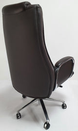 Dark Brown Leather Executive Office Chair - CHA-1202A