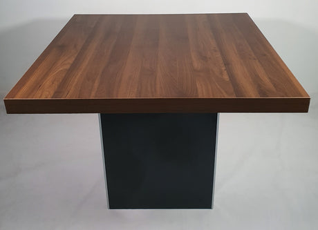 Walnut and Grey Executive Meeting Table - MBM010