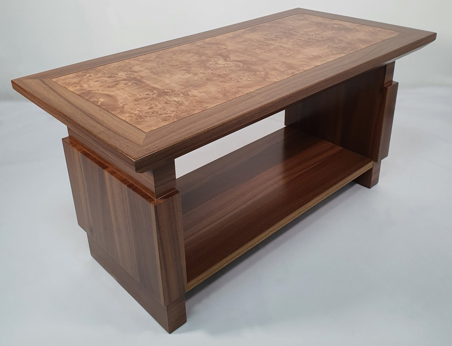 Large Light Oak Executive Coffee Table - F22-1000x500 Near Me