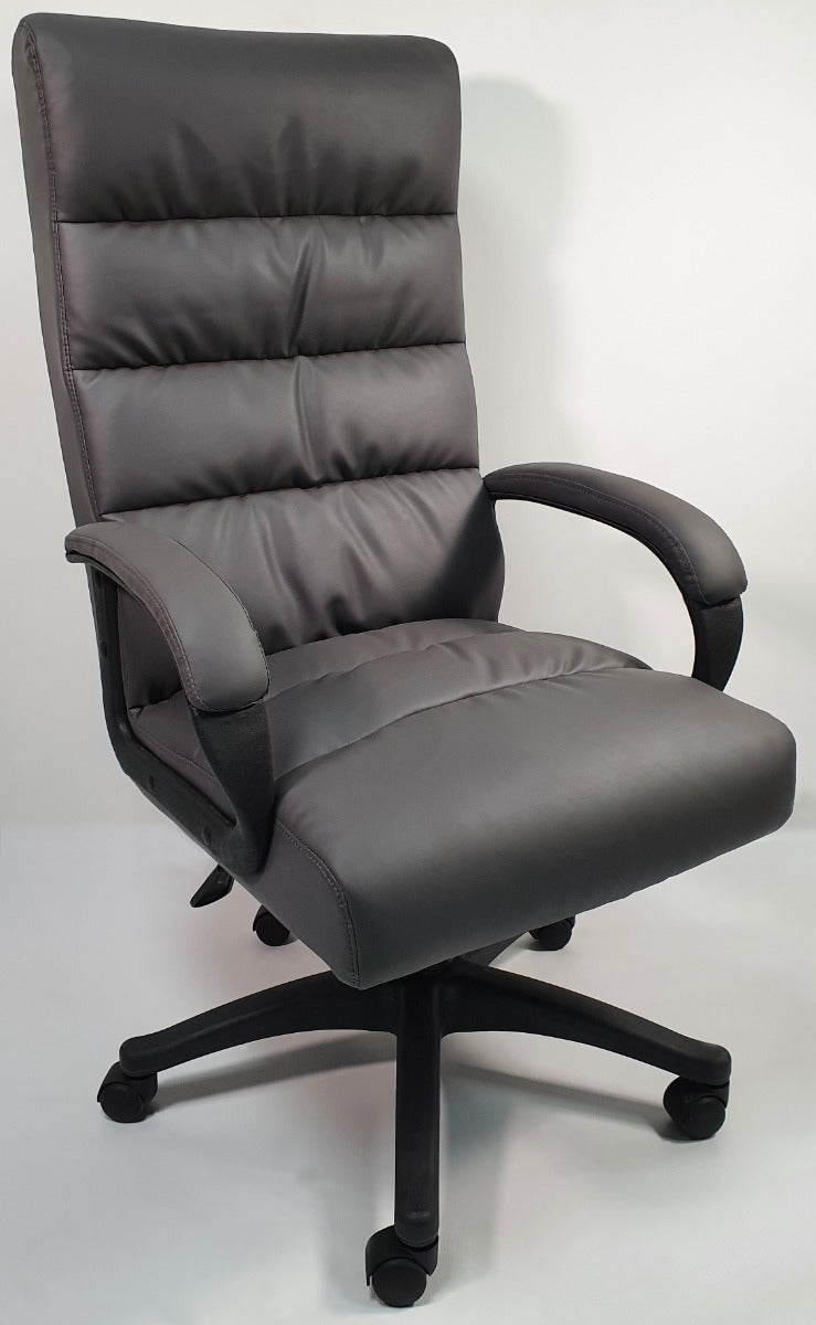 Soft Padded Executive Office Chair in Grey - CHA-K35