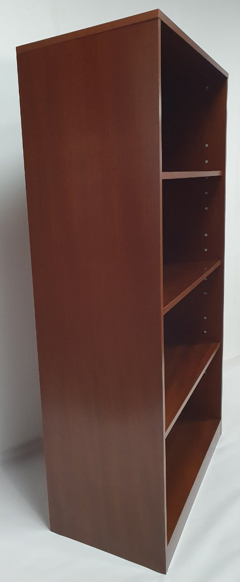 Real Wood Light Walnut Veneer Executive Bookshelf - AB01