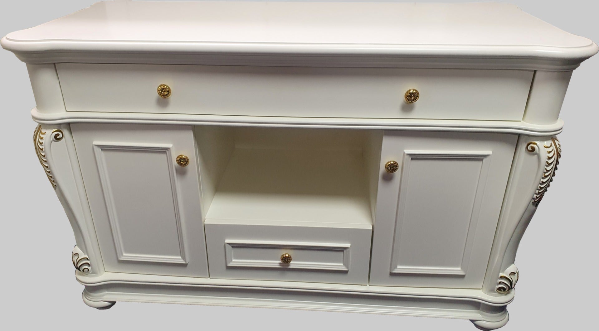 EX SHOWROOM - Traditional Luxury White Executive Storage Unit - 0819-ST