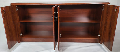 Medium Oak Four Door Executive Cupboard - 1780mm - 6846T-4DR