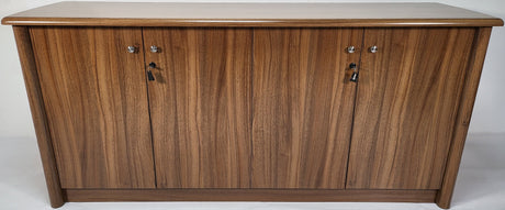 Light Oak Four Door Cupboard - 6846T-4DR