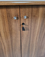 Light Oak Three Door Cupboard - 6846T-3DR
