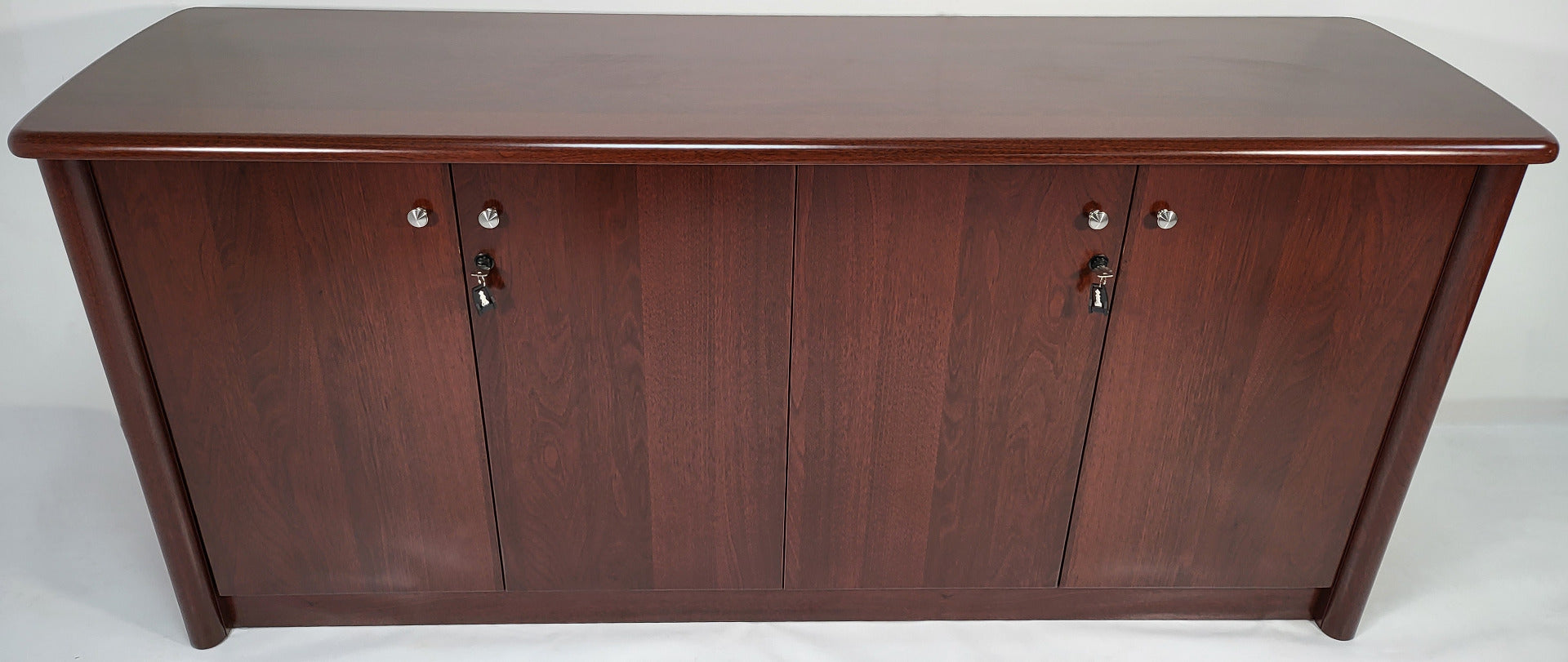 Executive Mahogany Four Door Cupboard - 1780mm - 6846T-4DR