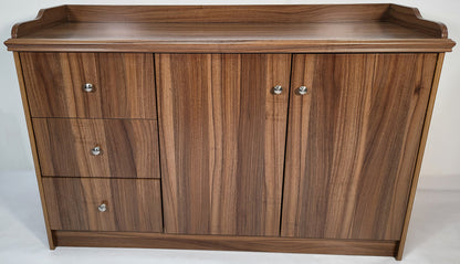 120cm Wide Light Oak Cupboard with Integrated Drawers - 2K01