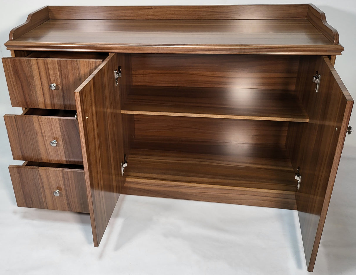 120cm Wide Light Oak Cupboard with Integrated Drawers - 2K01
